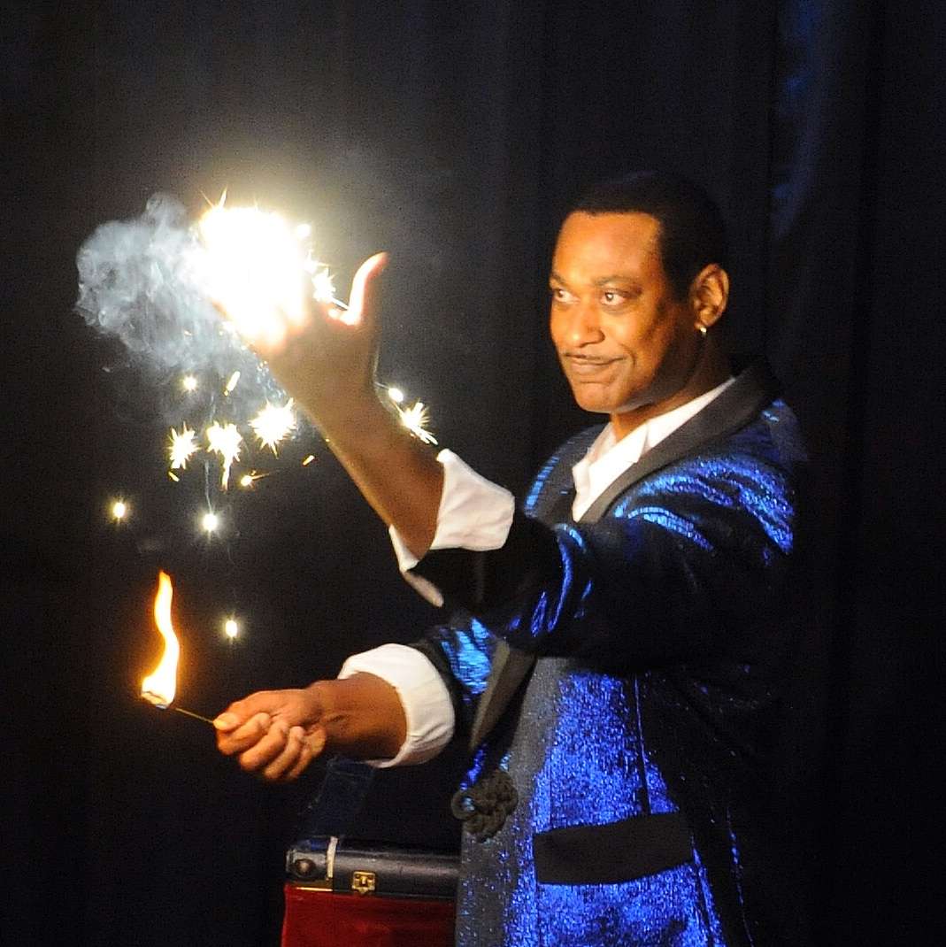 Mystique the Magician will perform the first Smoke & Mirrors Theater Family Magic Show at 1 p.m. on Sunday, April 5 inside the House of Magic