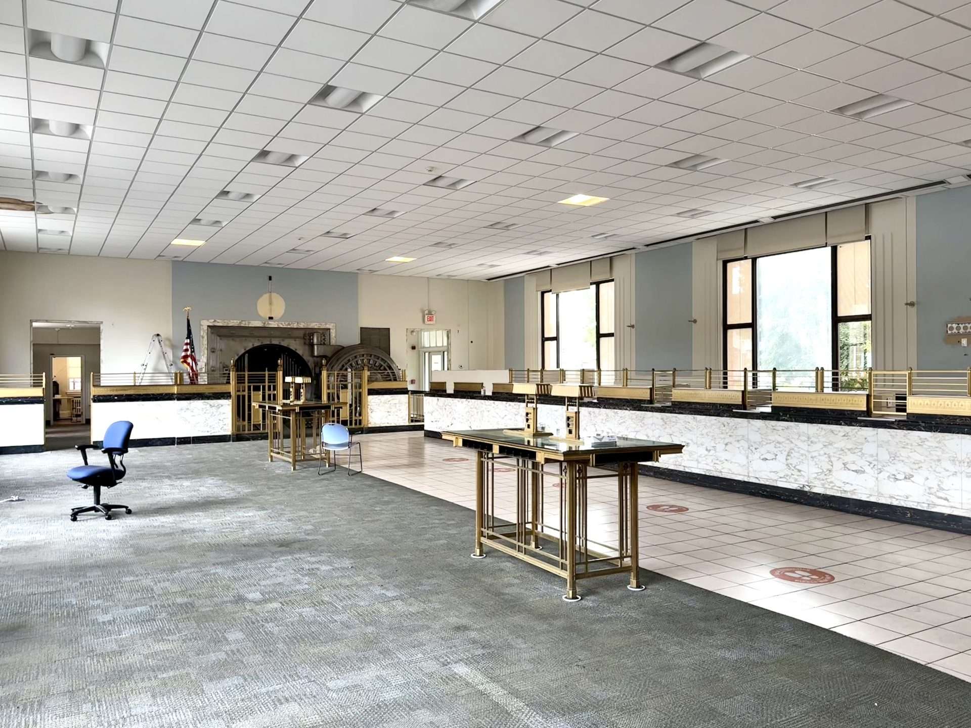 Here is the interior of the nearly 100-year-old former PNC Bank in Glenside, Pa. that is being transformed into the House of Magic