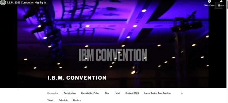 IBM Convention 2025 home screenshot