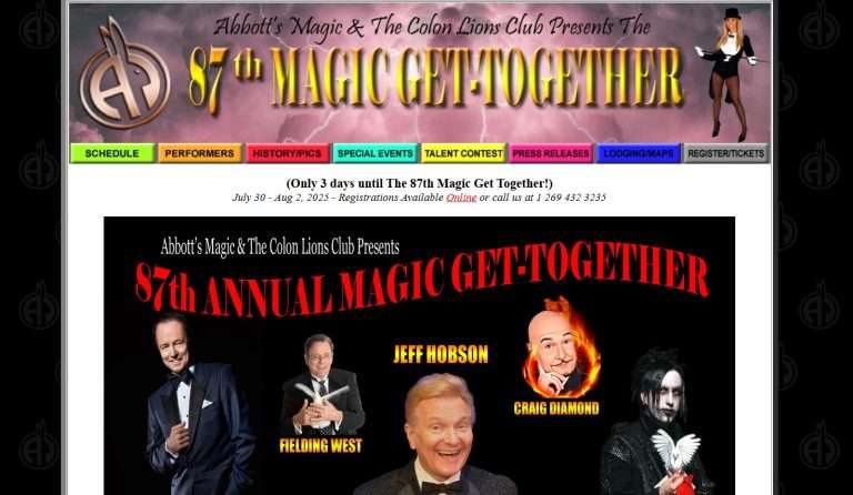 Abbotts magic get together screenshot