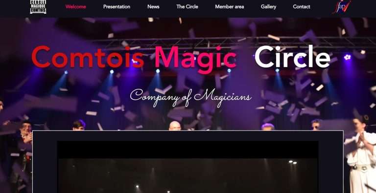 Comtois Magic Circle web screenshot 17112025