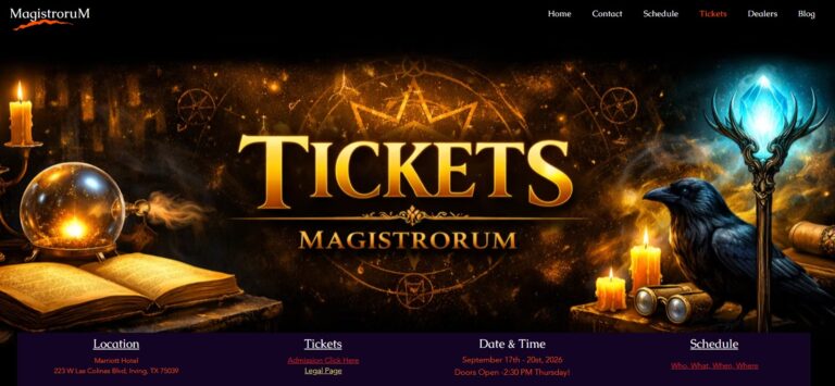 Magistrorum Convention 2026