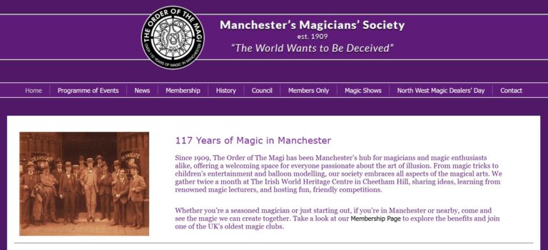 The Order of the Magi 1 The Order of the Magic website Screenshot 2026 08 05 768x350
