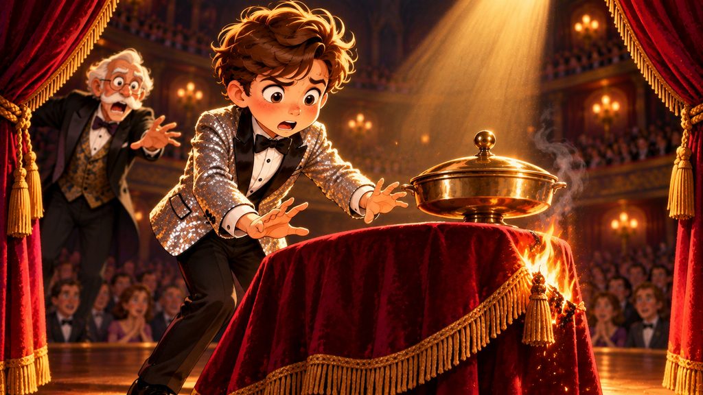 Noah's Magic Journey- The Fireman's Ball- Full Video 6 image 19 the rug catches fire