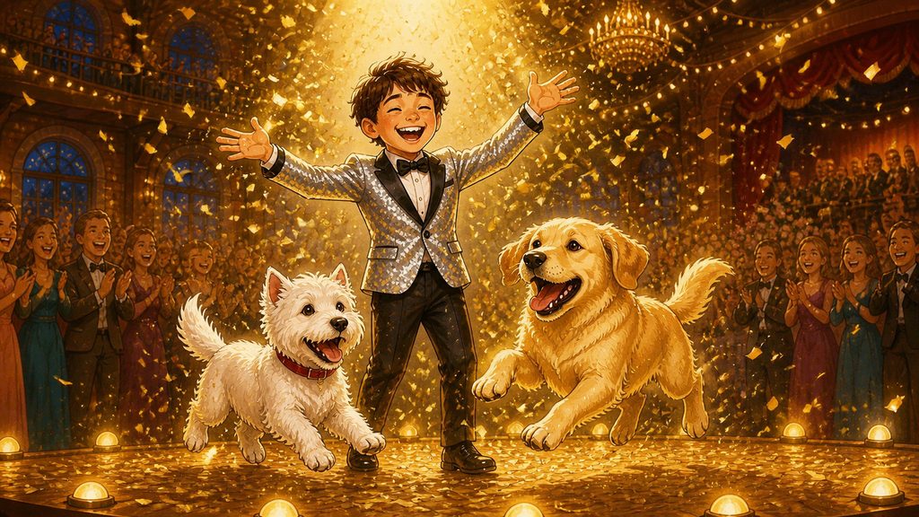 Noah's Magic Journey- The Fireman's Ball- Full Video 7 image 26 the golden confetti finale